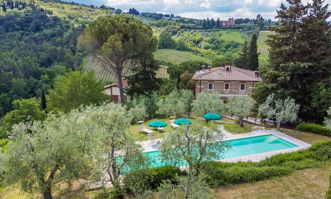Bagno a Ripoli House | Wonderful private villa for 12 guests with WIFI, private pool, A/C, TV and panoramic view