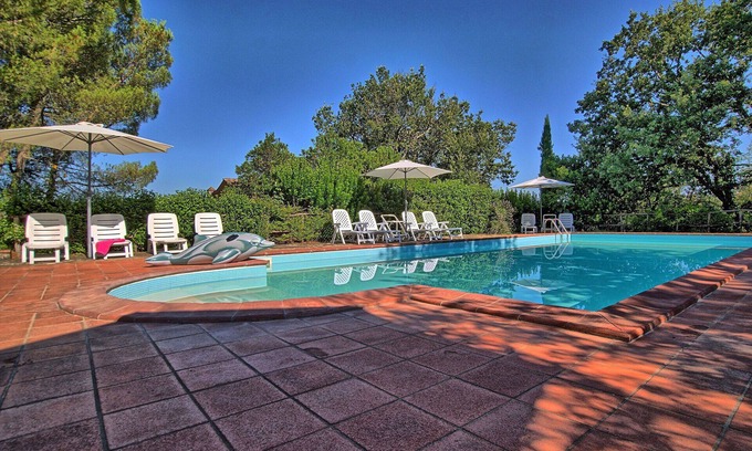 Bucine Villa | Wonderful private villa for 17 guests with WIFI, private pool, TV, veranda and panoramic view