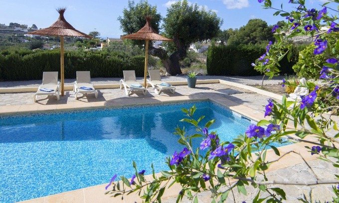 Fustera House | Wonderful private villa for 10 people with WIFI, private pool, A/C, TV, patio and parking