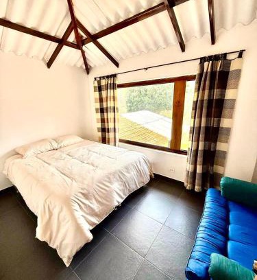 Villa de Leyva Cabin | Xie- Habitación con acceso a lago natural