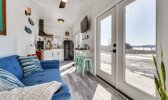 Hubbardton House | 'Zen Box' Tranquil Vermont Escape w/ Lake Views!