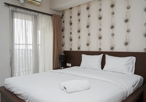 Relaxing Studio Apartment Atria Residences Near Summarecon Mall Serpong