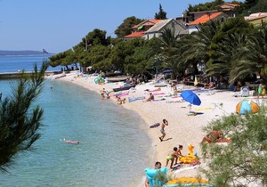 One bedroom apartment with terrace and sea view Promajna, Makarska (A-2710-a)