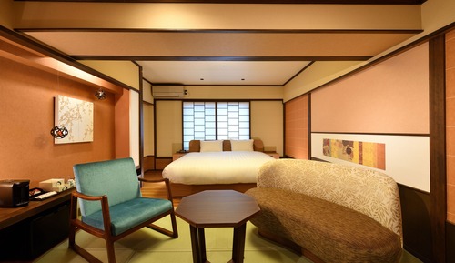 Japanese Modern Type with Double Bed (One Time Access to Private Open-air Bath), Non Smoking