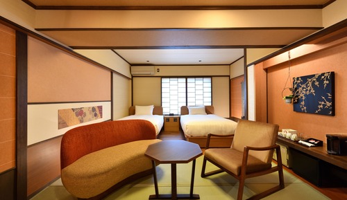 Japanese Modern Type with Twin Bed (Ohmi Beef Steak Plan), Non Smoking