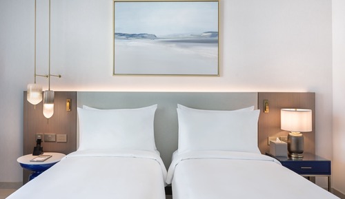 Deluxe Room, 2 Twin Beds, Sea View