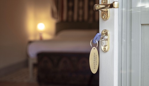 Camera deluxe con letto matrimoniale o 2 letti singoli con giardino