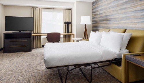 Studio, 1 King Bed with Sofa bed (Hearing Accessible)