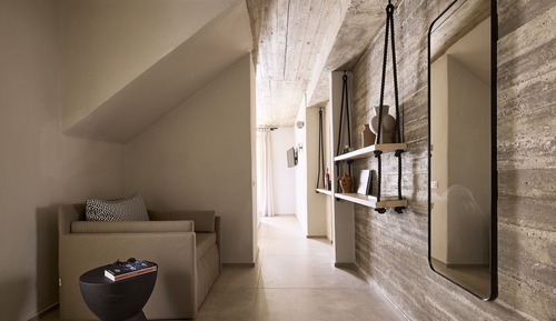 Deluxe Double Cave Room with Side Sea View & Hot-tub