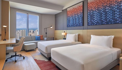 Room, Multiple Beds, Ocean View