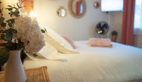 Comfort Double Room, Private Bathroom, City View