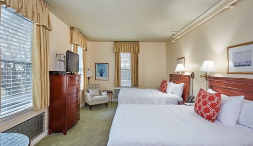 Standard Room, 2 Double Beds, Non Smoking, River View