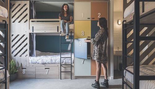 Bed in an 8-bed Mixed Dorm