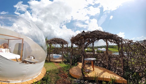 Exclusive Tent, 1 King Bed, Hot Tub, Lakeside