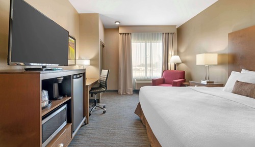 Standard Room, 1 King Bed, Accessible, Refrigerator & Microwave