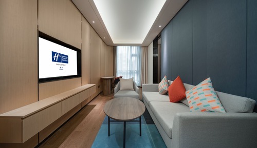 Suite, 1 King Bed (Living Area)