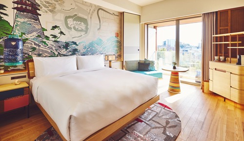 Standard Room, 1 King Bed (Tea House View, Furn. Balcony)