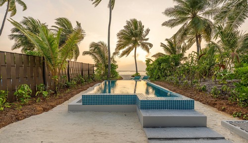 Sunset Beach Villa with Pool