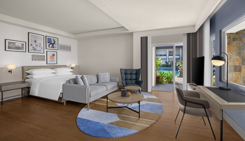 Junior Suite, 1 King Bed, Balcony