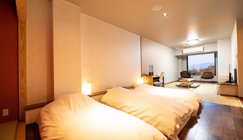 Japanese Style Room for 4 Guests, Balcony