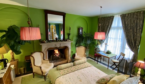 Romantic Suite, 1 Bedroom, Fireplace, Courtyard View - Ground Floor