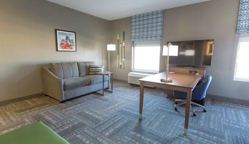 Studio, 1 King Bed with Sofa bed, Refrigerator & Microwave