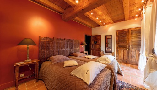 Superior Twin Room, Ensuite, Park View (chambre Capucine)