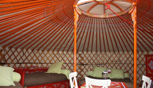 Tent, Shared Bathroom (Yourte 5 p)