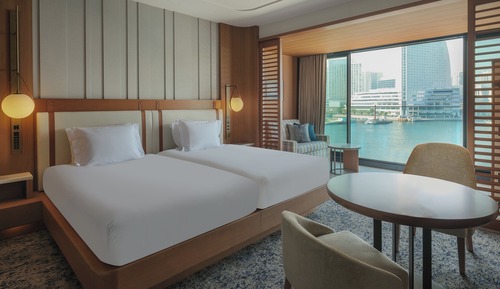 Classic Room, 2 Twin Beds, Club Lounge Access (Minatomirai View)