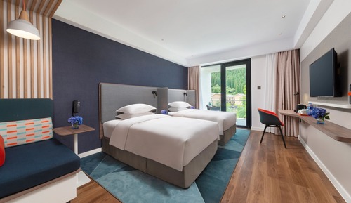 Standard Room, 2 Double Beds, Balcony