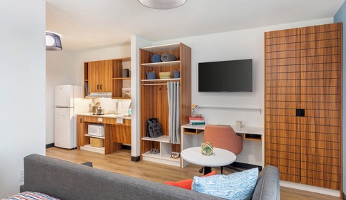 Studio Suite, 2 Queen Beds, Accessible, Non Smoking (Kitchen)