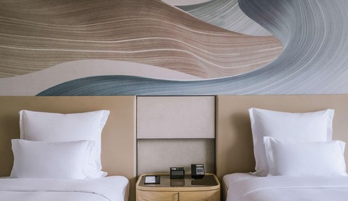 Deluxe Room, 2 Twin Beds, View (High Floor)