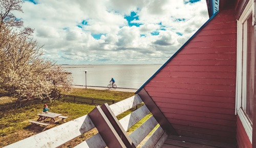 Quadruple Room, Shared Bathroom, Sea View