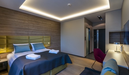 Deluxe Room, 1 King Bed with Sofa bed, Courtyard View (access to the patio - 5)