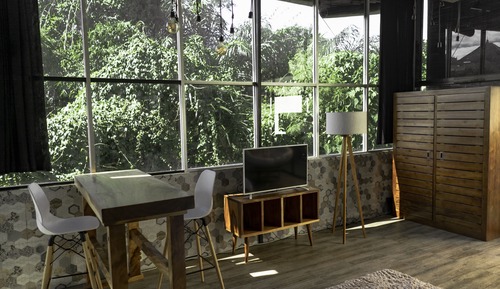 Design Bungalow, 1 King Bed, Terrace, River View