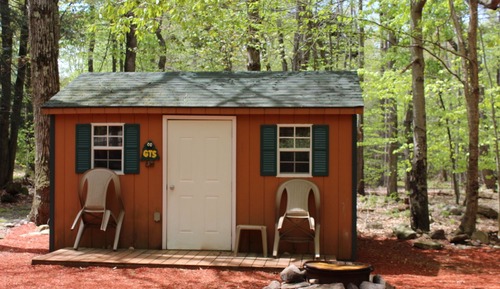 Primitive Cabin GTS, with Electric and Fire Pit