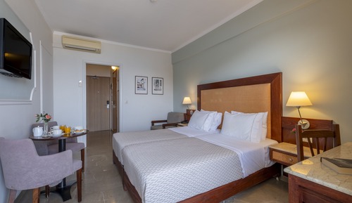 Double or Twin Room, Balcony, Garden View
