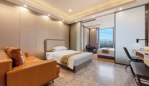 Superior Twin Room, 2 Double Beds, City View