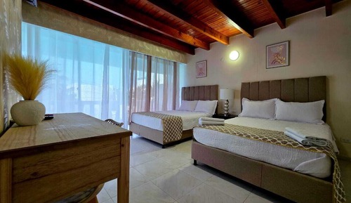 Quadruple Room, Pool View