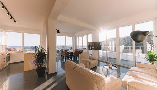 Deluxe Apartment, Balcony, Beach View