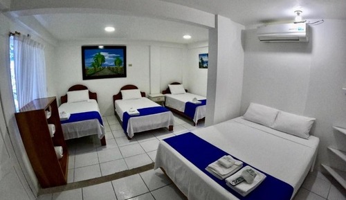 Traditional Quadruple Room, Multiple Beds, Patio, Pool View