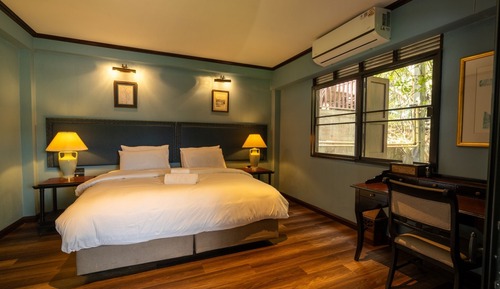 Deluxe Single Room, 2 Twin Beds, River View, Ground Floor