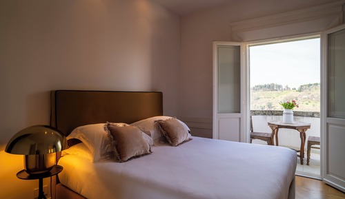 Deluxe Double Room, Hill View with Balcony