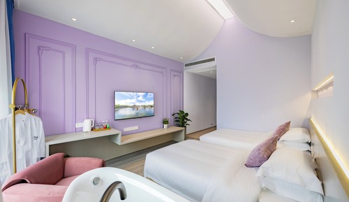Family Twin Room, Patio, Ocean View