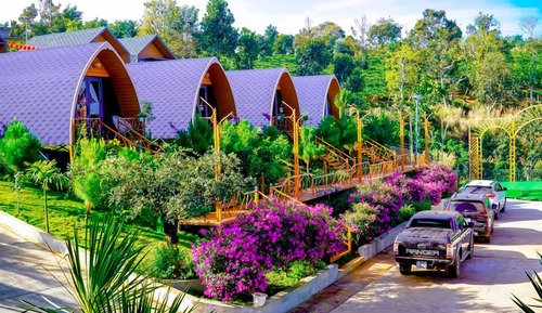 Standard Bungalow, 1 King Bed, Balcony, Garden View