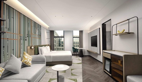 Premium Room, 1 King Bed (Living Area)