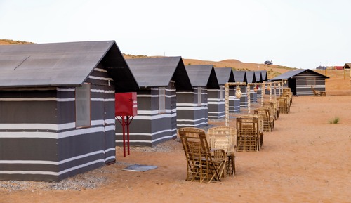 Deluxe Tent, Multiple Beds, Balcony, Desert View