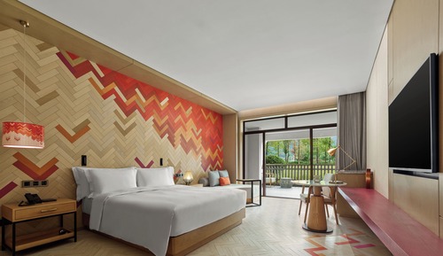 Standard Double Room, Balcony, Hill View