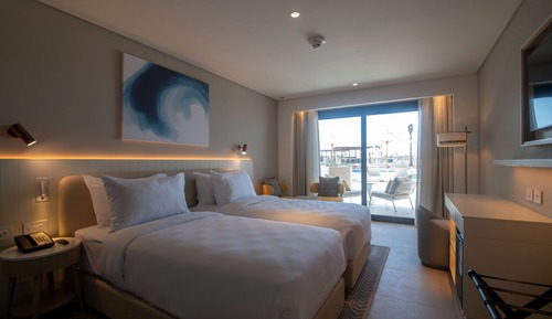 Room, 2 Twin Beds, Lagoon View