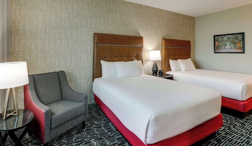 Deluxe Room, 2 Queen Beds, Refrigerator & Microwave